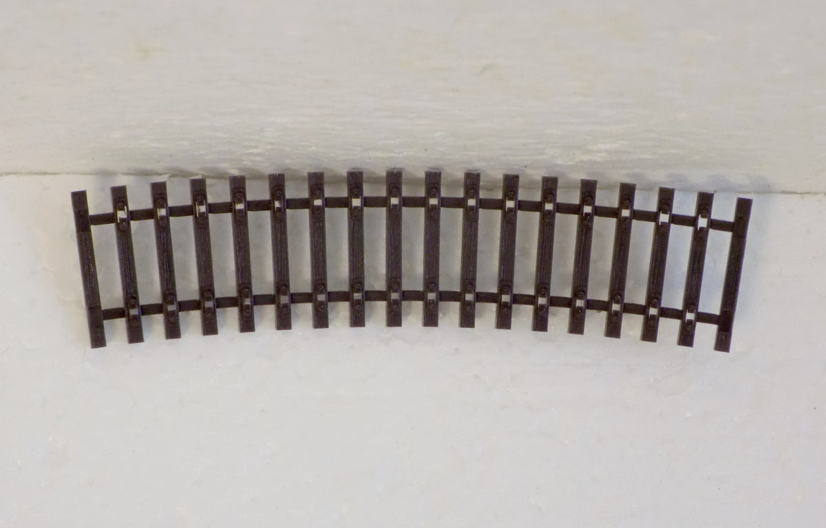 Tillig 83007, Schwellenband gebogen, R22 - R 353 mm/15°, / TT