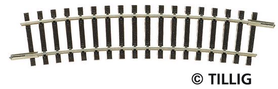 Tillig 83107, Gleisstück R22, / TT
