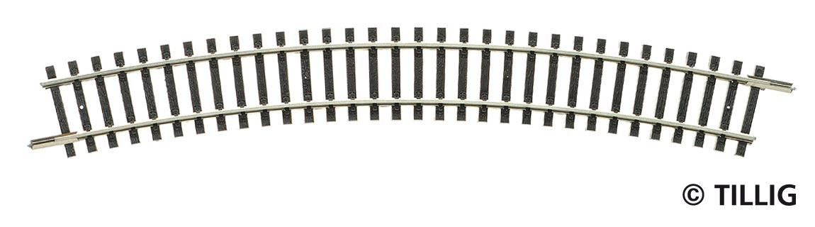 Tillig 83109, Gleisstück R11 - R310mm 30°, / TT