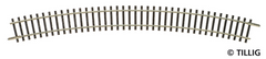 Tillig 83111, Gebogenes Gleis R31, R396, 30Grad, / TT