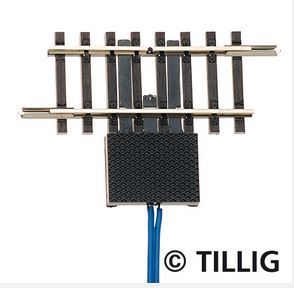 Tillig 83156, Unterbrechergleis 41,5 mm einseitig getrennt, / TT