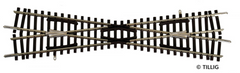 Tillig 83161, Kreuzung K1, 166mm, 15', polarisierbar/ TT
