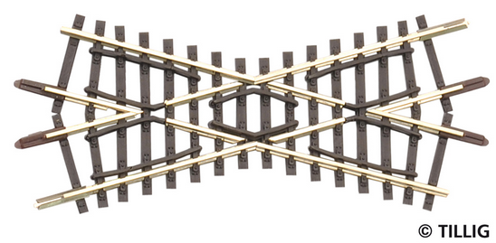 Tillig 83170, Kreuzung K2, 86mm, 30', / TT