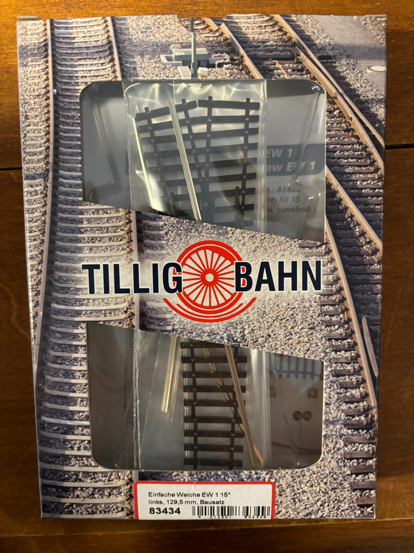 Tillig 83329, Weiche EW1 15' links / TT