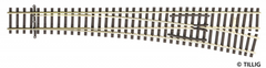 Tillig 83341, Weiche EW3 rechts, 207mm, 12', / TT