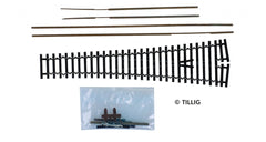 Tillig 83426, Flexsteg BW 15° ,Bausatz links, / TT