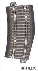 Tillig 83724, Bettungsgl. BR22k, R353, 15', linker A. / TT - H0m