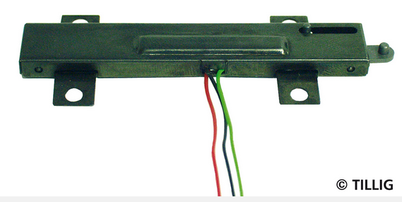 Tillig 83960, Weichenantrieb links / rechts, Bettungsgleis / TT
