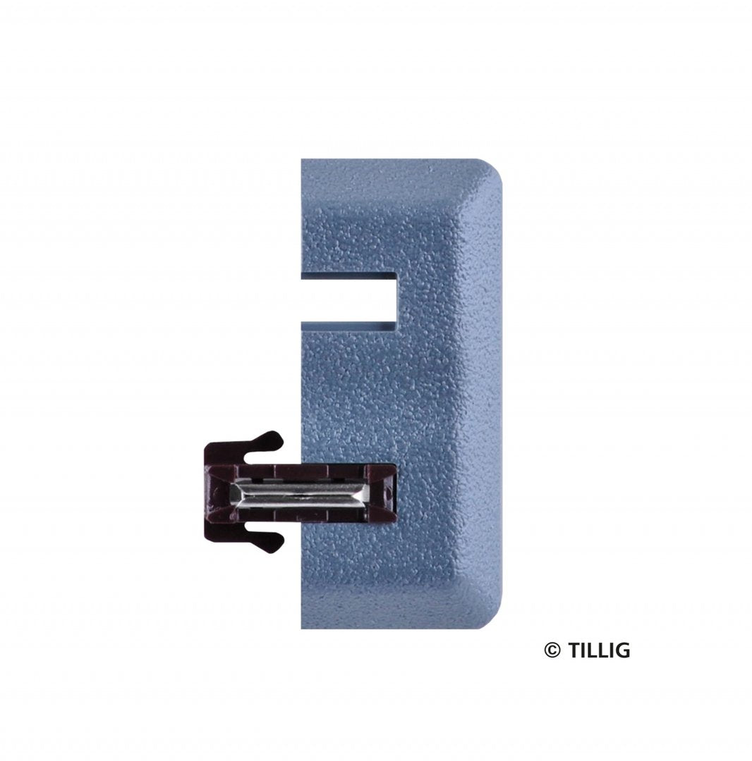 Tillig 83963, Bettungsgleis - Schotterabschluß 4 Stück, / TT - H0m