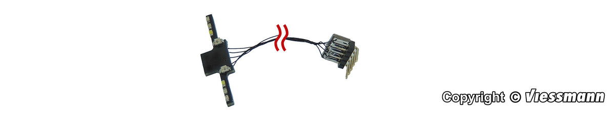 Viessmann 8420, CarMotion Nachrüst-Set für Kibri Anhänger und Auflieger, Beleuchtung / H0