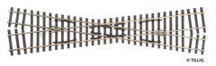Tillig 85263, Kreuzung H0 links/H0m rechts, Länge 232 mm / H0 - H0m