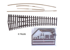 Tillig 85422, Bausatz Weiche links, Herzstückwinkel 15° / H0