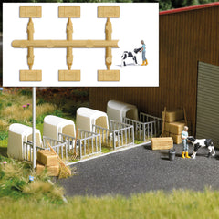 Busch 8866, Action-Set: Kälberfütterung, Bausatz, / TT