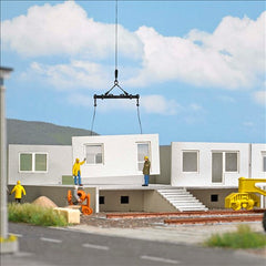Busch 8890, Plattenbau WBS 70 im Bau, Bausatz / TT