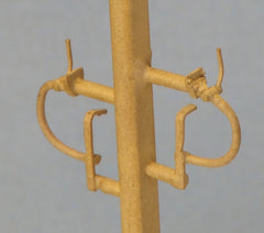 MMC 900010, Einheitsbremsschlauch, glatt mit gerader Ansetzplatte an der Pufferbohle, Großpackung 12