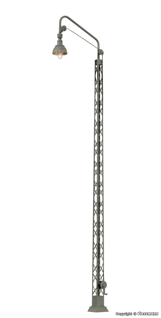 Viessmann, 9385, Spur 0 Gittermastleuchte, LED warmweiß