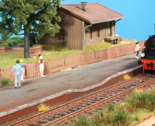 Brawa, 94002, H0 BAHNSTEIGKANTEN MIT MAUERWERK, EPOCHE II – VI