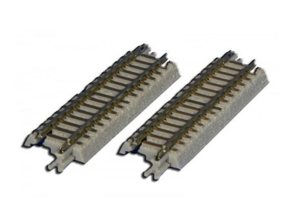 Rokuhan, 97024, Gleis gerade, 55 mm, mit Anschlussblende, / Z