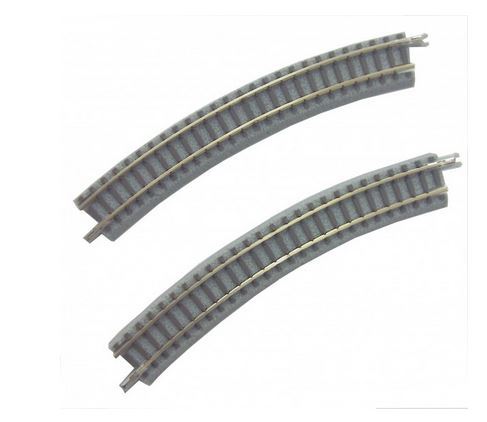 Rokuhan, 97064, 6 x Gleis - überhöht - R195-30°