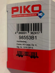 Piko 98553B1, Hochbordwagen Eaos, NS-Cargo, Ep.V, Betriebnummer 1 / H0