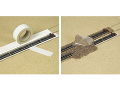 BUSCH 7120 Gleisschotterband – 3 m, Spur N