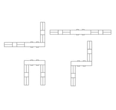 Auhagen 11363, Fußgängerbrücke, Bausatz / H0