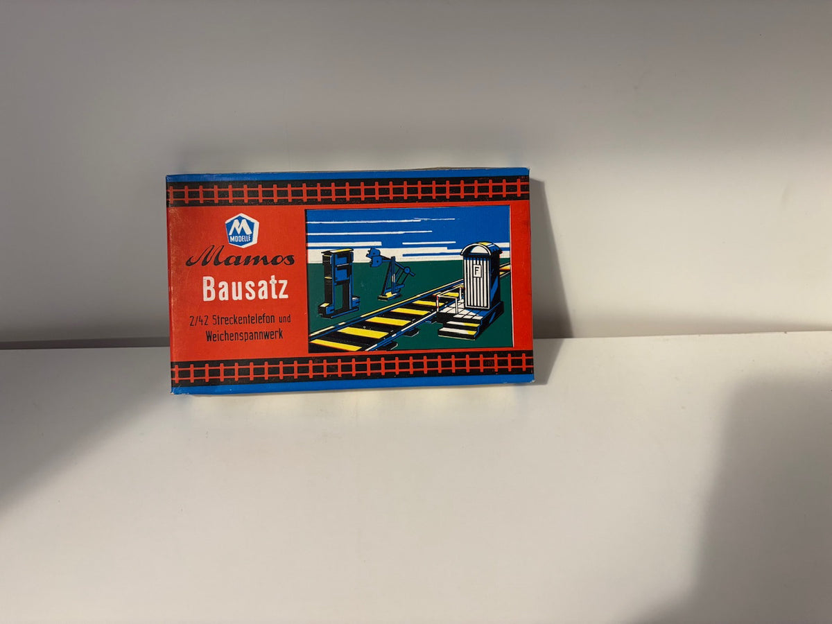 Mamos / VERO,2/42, Streckentelefon und Weichenspannwerk , original verpackt und komplett / H0-TT