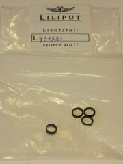 Liliput L939381, Haftreifen Durchmesser 6,1 mm - 4 Stück , /-