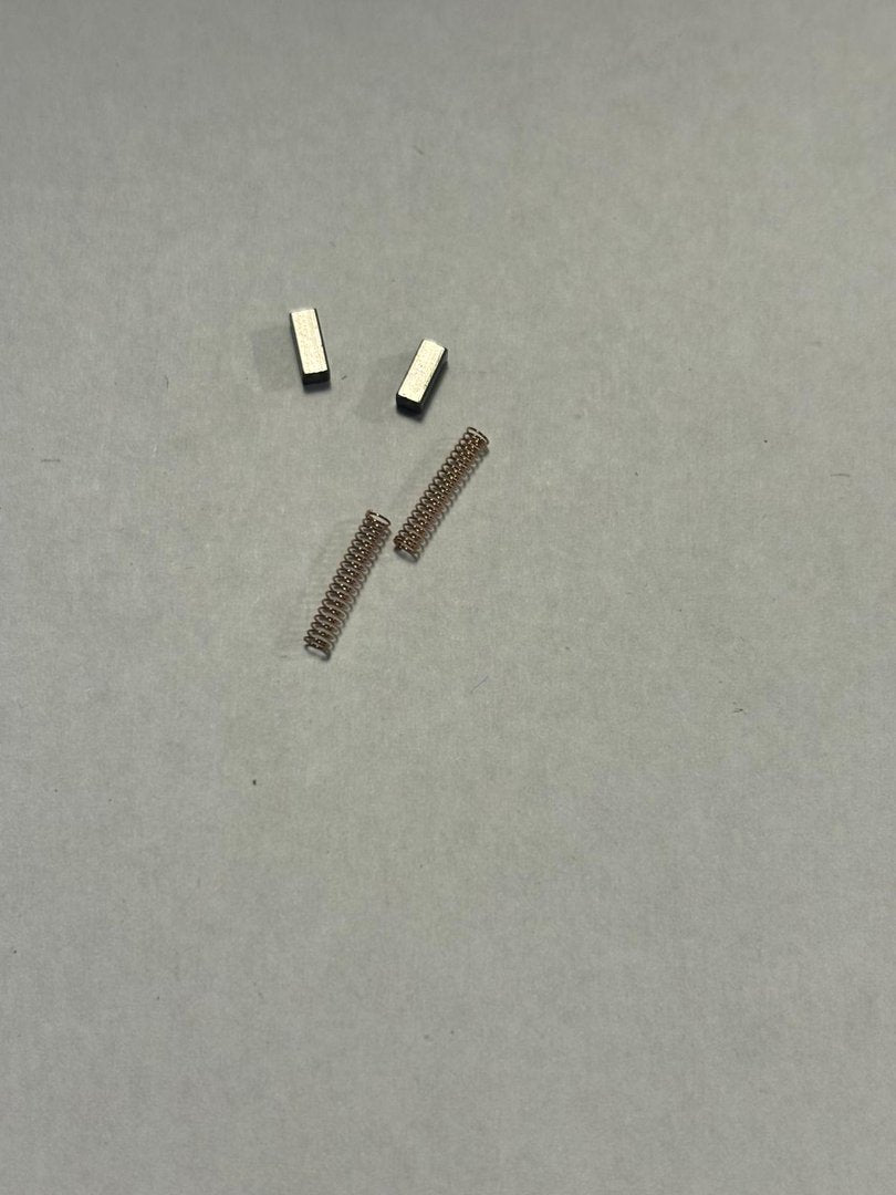 2er Set Motorbürste + Feder für LEGO/Bühler-Motoren z.B. in 12V LEGO-Eisenbahn