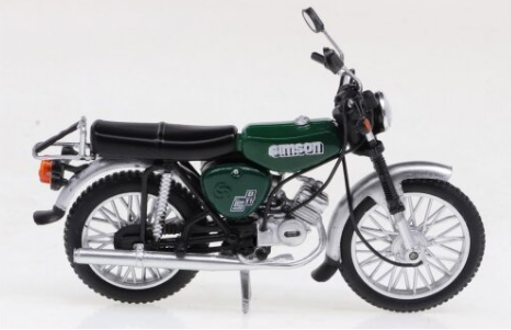 IXO 24150-E Simson S-51 Moped Billardgrün Maßstab 1:24 – Exklusivmodell H0