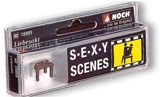NOCH 15955 „Liebesakt (Tisch)“ – Liebespaar mit Tisch, handbemalt, Spur H0