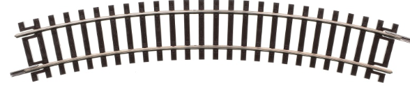 Roco 42422 Gebogenes Gleis R2, Roco LINE ohne Bettung H0