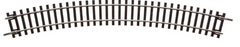 Roco 42424 Gebogenes Gleis R4, Roco LINE ohne Bettung H0
