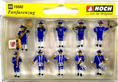 NOCH 15582 Fanfarenzug – 10 handbemalte Figuren, Spur H0