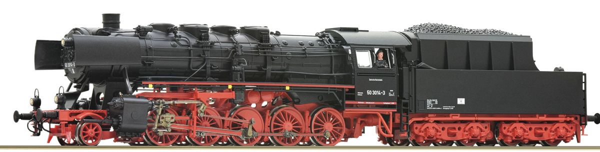 Roco 70041 Dampflokomotive 50 3014-3 DR Epoche IV H0