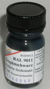 Oesling Modellbau RAL 9011 Graphitschwarz seidenmatt