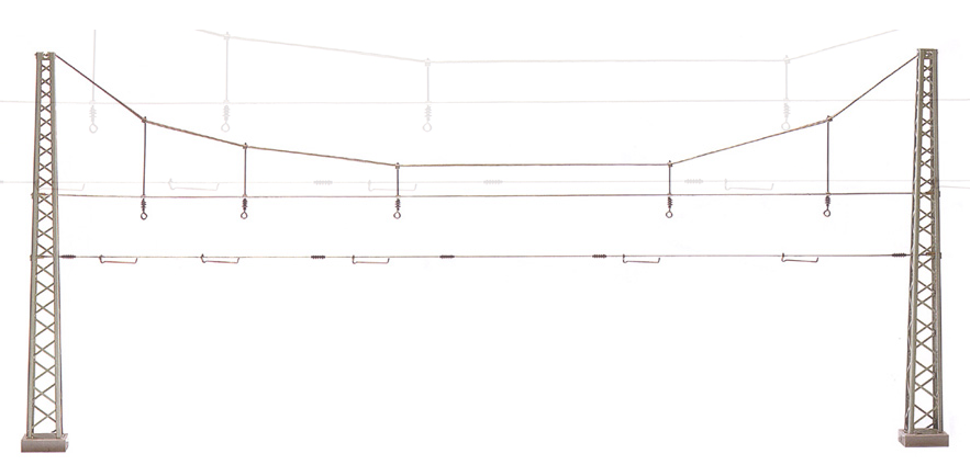 Sommerfeldt 161 Profi-Quertragwerk 0,7 mm, Bausatz ohne Masten H0