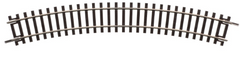 Roco 42423 Gebogenes Gleis R3, Roco LINE ohne Bettung H0