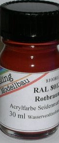 Oesling Modellbau RAL 8012 Rotbraun seidenmatt