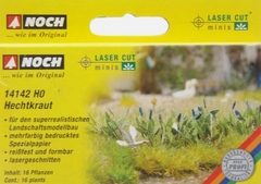 NOCH 14142 Hechtkraut – 16 Pflanzen, Laser-Cut minis, Spur H0