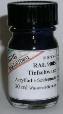 Oesling Modellbau 81009005 RAL 9005 Tiefschwarz seidenmatt