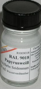 Oesling Modellbau RAL 9018 Papyrusweiß seidenmatt