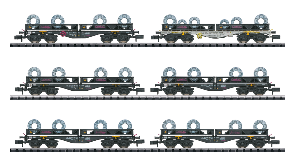 Minitrix 15080 Güterwagen-Set „Coil-Transport“ N