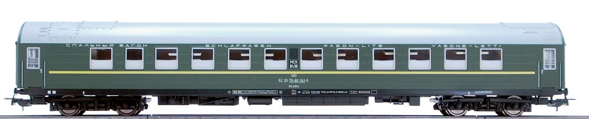 NMJ / Tillig 501.418, Schlafwagen WLABm Typ Y der SZD, Ep. IV / H0