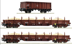 Roco 77041 3-teiliges Set Sandzug DR Epoche IV H0