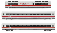 Lima HL4674, 3er-Set Ergänzungswagen für ICE 1 BR 401 der DB, Ep. IV-V / H0