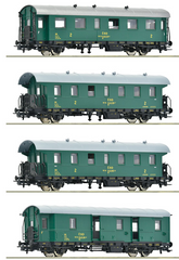 Roco 6200088 4-tlg. Set Personenzug ČSD Epoche IV H0