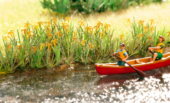 NOCH 14140 H0 Wasserlilien – 10 Pflanzen, Laser-Cut minis, Spur H0