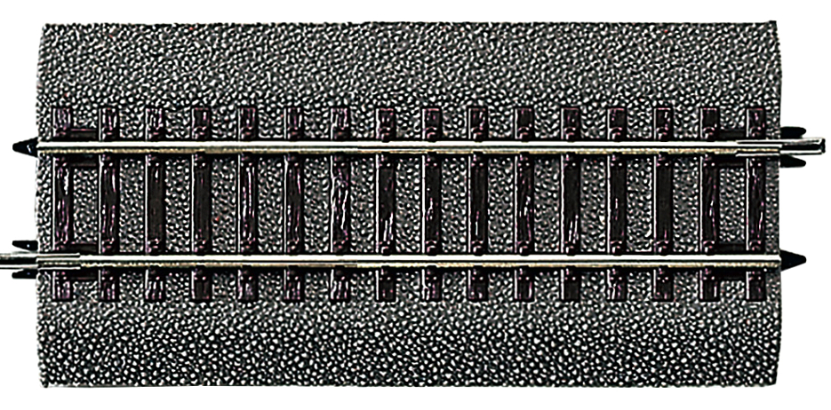 Roco 42512 Gerades Gleis G½ mit Bettung 115 mm H0