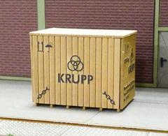 Joswood 40165 Kiste Krupp klein – 3 Stück Spur H0 / TT